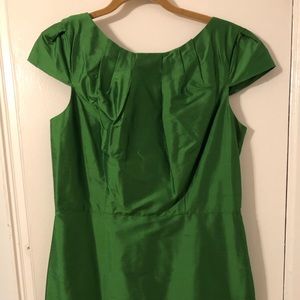 Lula Kate silk shantung Green Party dress